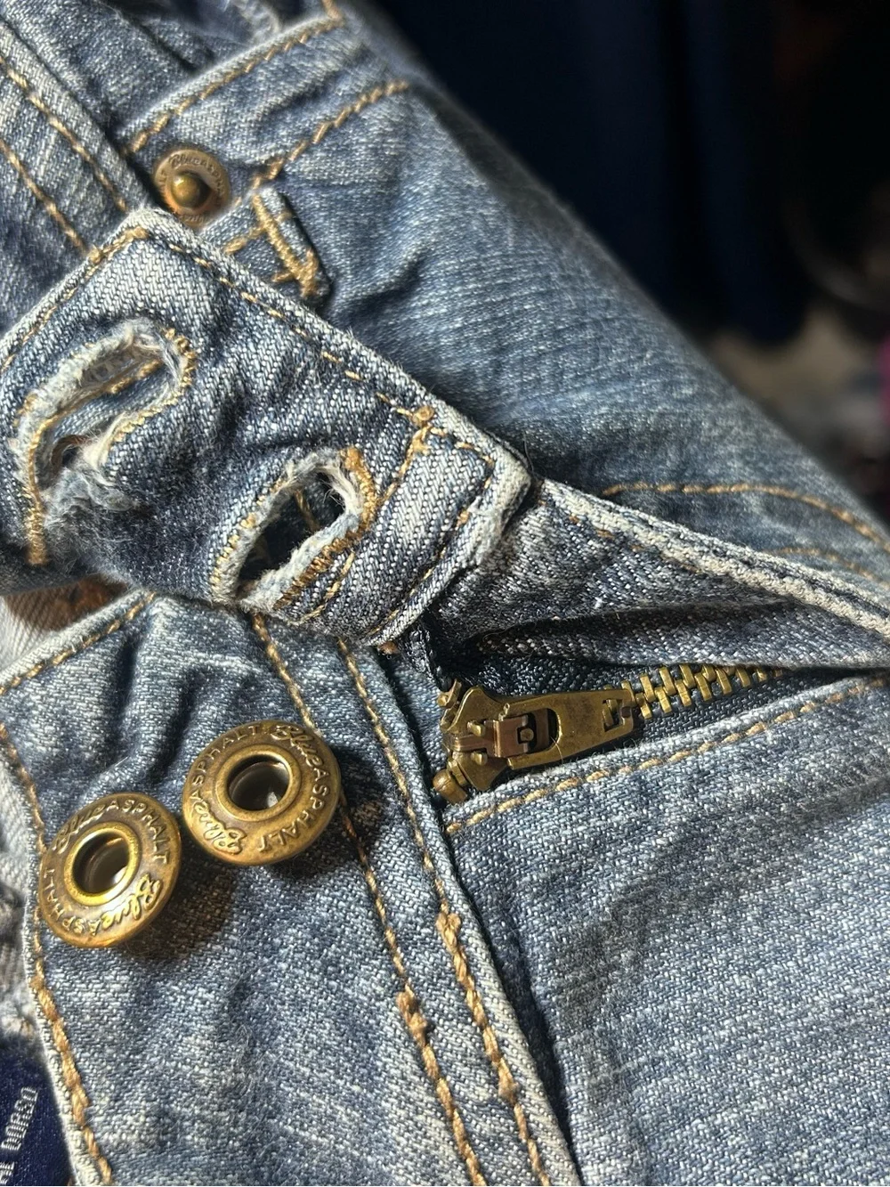 Blue Asphalt Dark Wash Bootcut Jeans